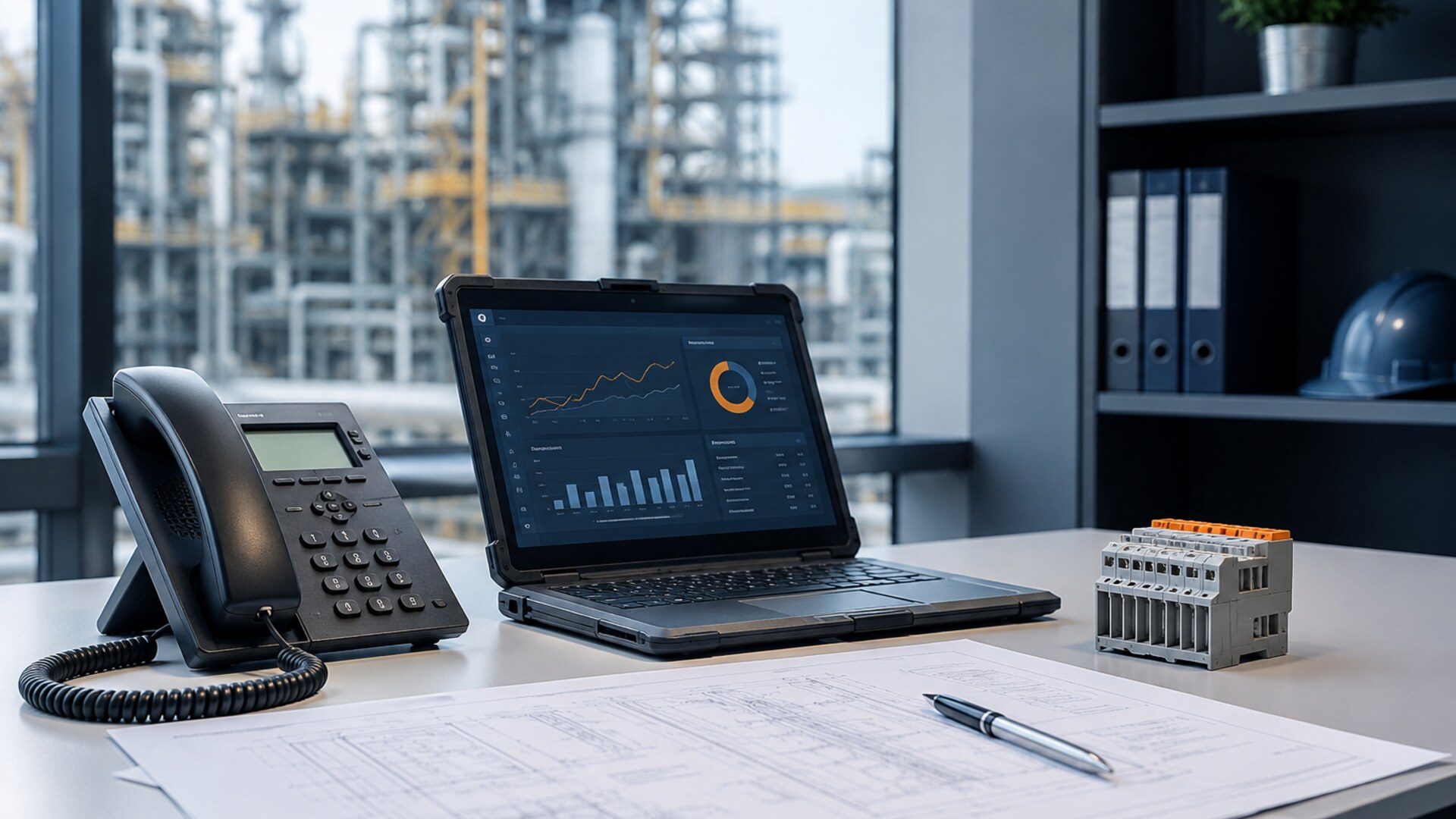 Technical support desk for industrial engineering communication
